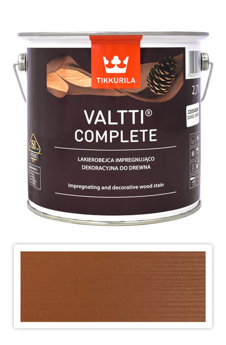 TIKKURILA Valtti Complete - matná tenkovrstvá lazura s ochranou proti UV záření 2.7 l Vahvero 5053