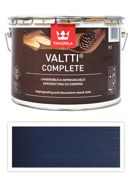 TIKKURILA Valtti Complete - matná tenkovrstvá lazura s ochranou proti UV záření 9 l Ilta 5085