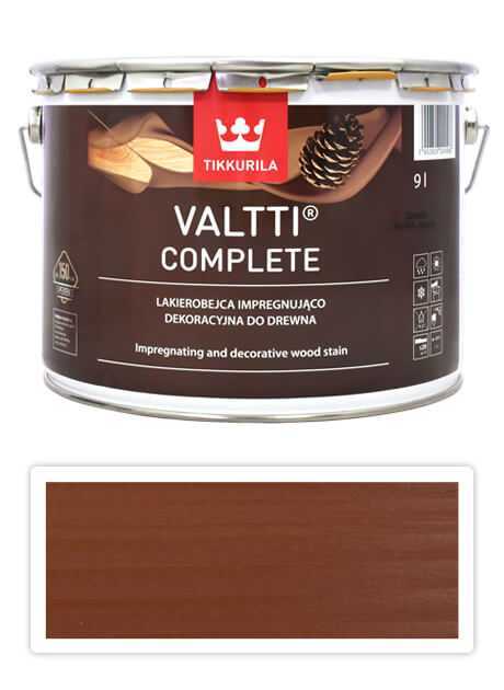 TIKKURILA Valtti Complete - matná tenkovrstvá lazura s ochranou proti UV záření 9 l Mänty 5055