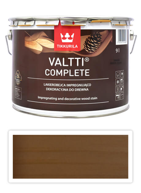 TIKKURILA Valtti Complete - matná tenkovrstvá lazura s ochranou proti UV záření 9 l Ruoko 5070