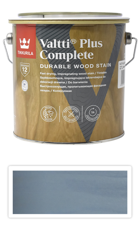 TIKKURILA Valtti Plus Complete - matná tenkovrstvá lazura 2.7 l Kajo 5084