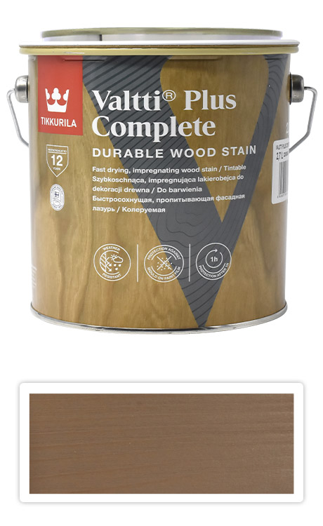 TIKKURILA Valtti Plus Complete - matná tenkovrstvá lazura 2.7 l Sora 5063