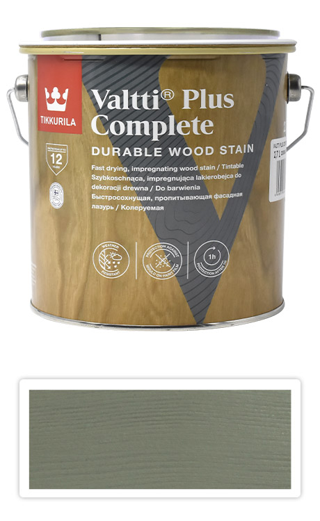 TIKKURILA Valtti Plus Complete - matná tenkovrstvá lazura 2.7 l Suvi 5065