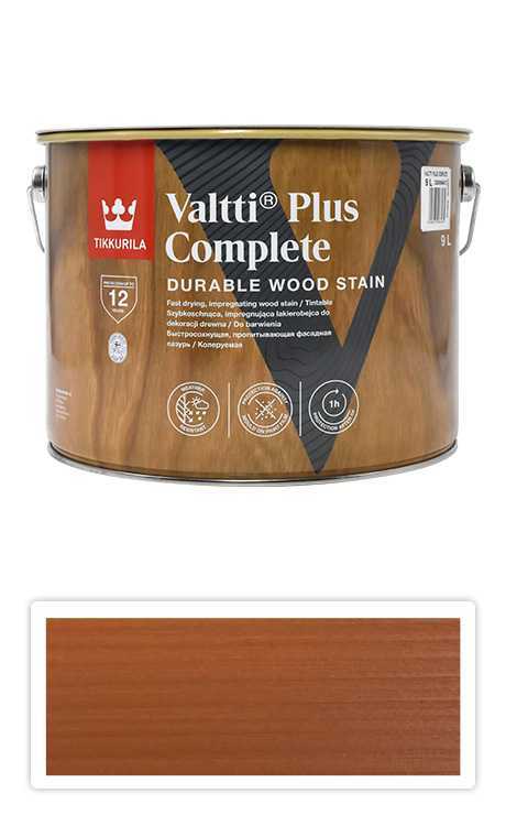 TIKKURILA Valtti Plus Complete - matná tenkovrstvá lazura 9 l Kantarelli 5054