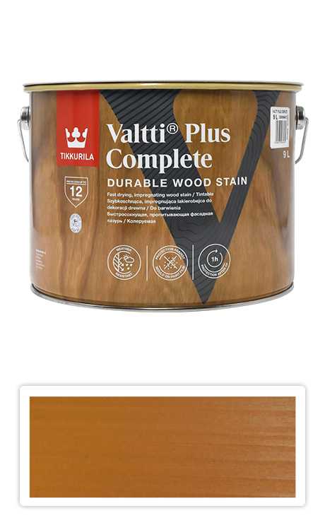 TIKKURILA Valtti Plus Complete - matná tenkovrstvá lazura 9 l Mesi 5050