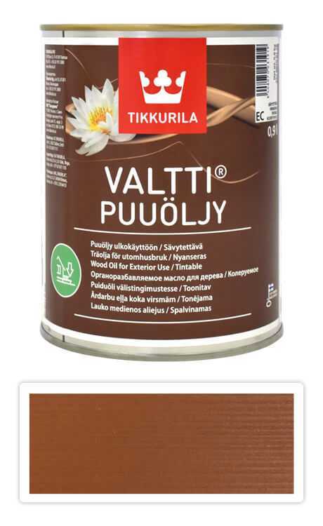 TIKKURILA Valtti wood oil - olej na terasy a nábytek 0.9 l Vahvero 5053