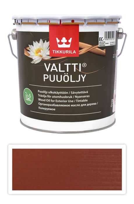 TIKKURILA Valtti wood oil - olej na terasy a nábytek 2.7 l Kettu 5056