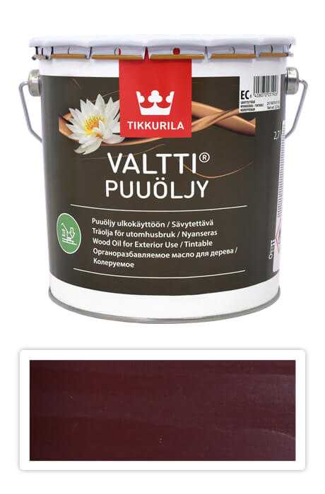 TIKKURILA Valtti wood oil - olej na terasy a nábytek 2.7 l Kihokki 5075