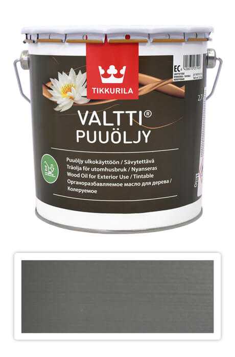 TIKKURILA Valtti wood oil - olej na terasy a nábytek 2.7 l Kivi 5083