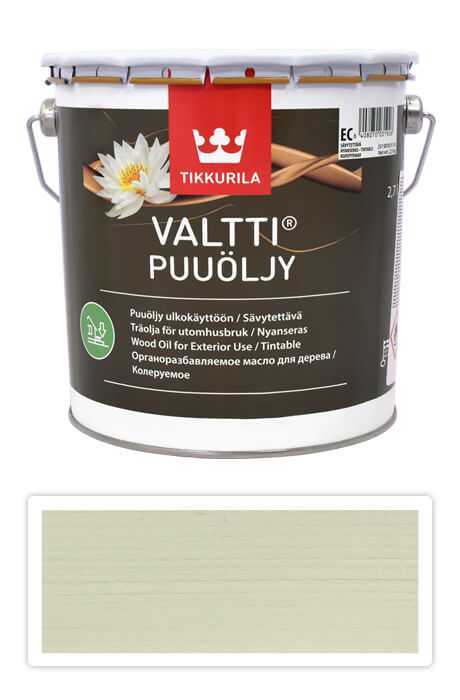 TIKKURILA Valtti wood oil - olej na terasy a nábytek 2.7 l Lumi 5060