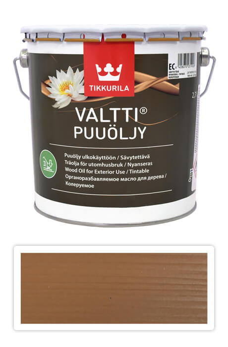 TIKKURILA Valtti wood oil - olej na terasy a nábytek 2.7 l Pihka 5051