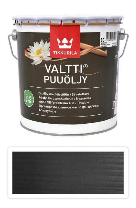 TIKKURILA Valtti wood oil - olej na terasy a nábytek 2.7 l Turve 5088