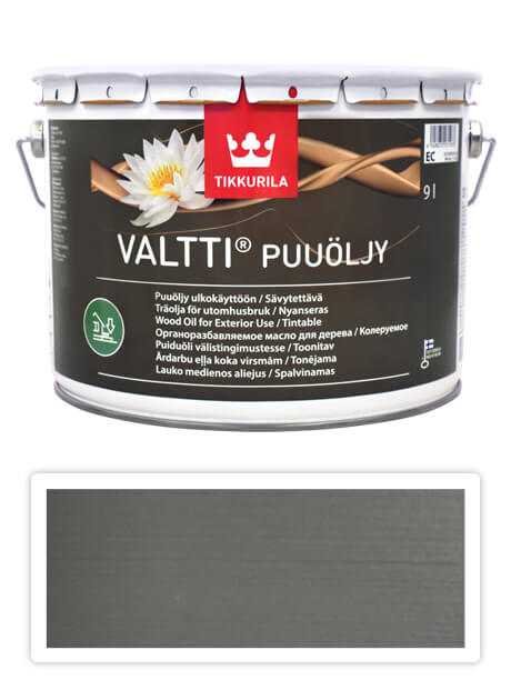 TIKKURILA Valtti wood oil - olej na terasy a nábytek 9 l Kivi 5083