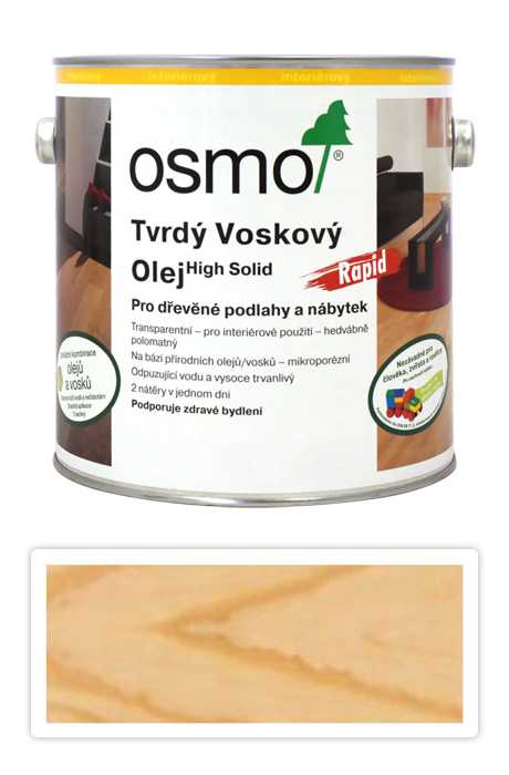 Tvrdý voskový olej OSMO RAPID 2