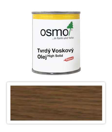 Tvrdý voskový olej OSMO barevný 0.125l Černý 3075