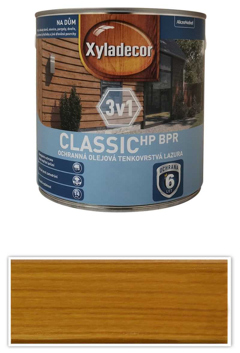 XYLADECOR Classic HP BPR 3v1 - ochranná olejová tenkovrstvá lazura na dřevo 2.5 l Borovice