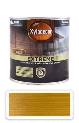 XYLADECOR Extreme - prémiová olejová lazura na dřevo 2.5 l Oregonská pinie