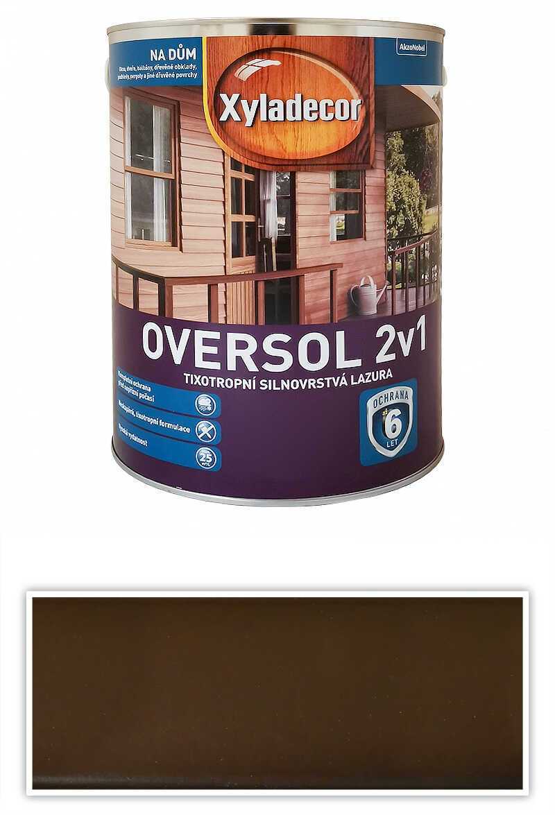 XYLADECOR Oversol 2v1 - tixotropní silnovrstvá lazura na dřevo 5 l Wenge