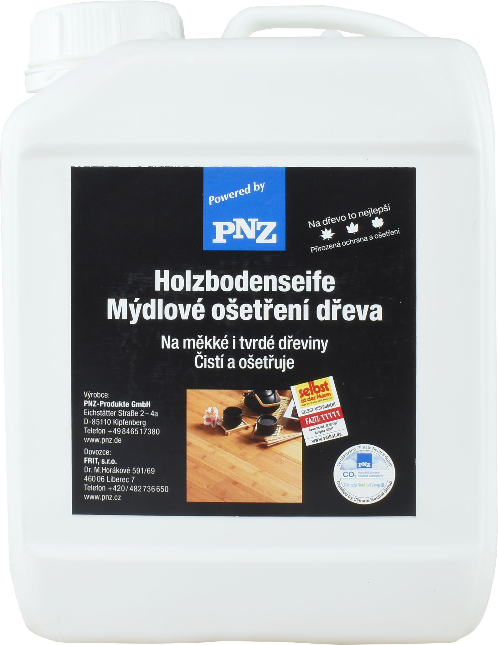 PNZ Mýdlový čistič dřevěných podlah v interiéru 2.5 l