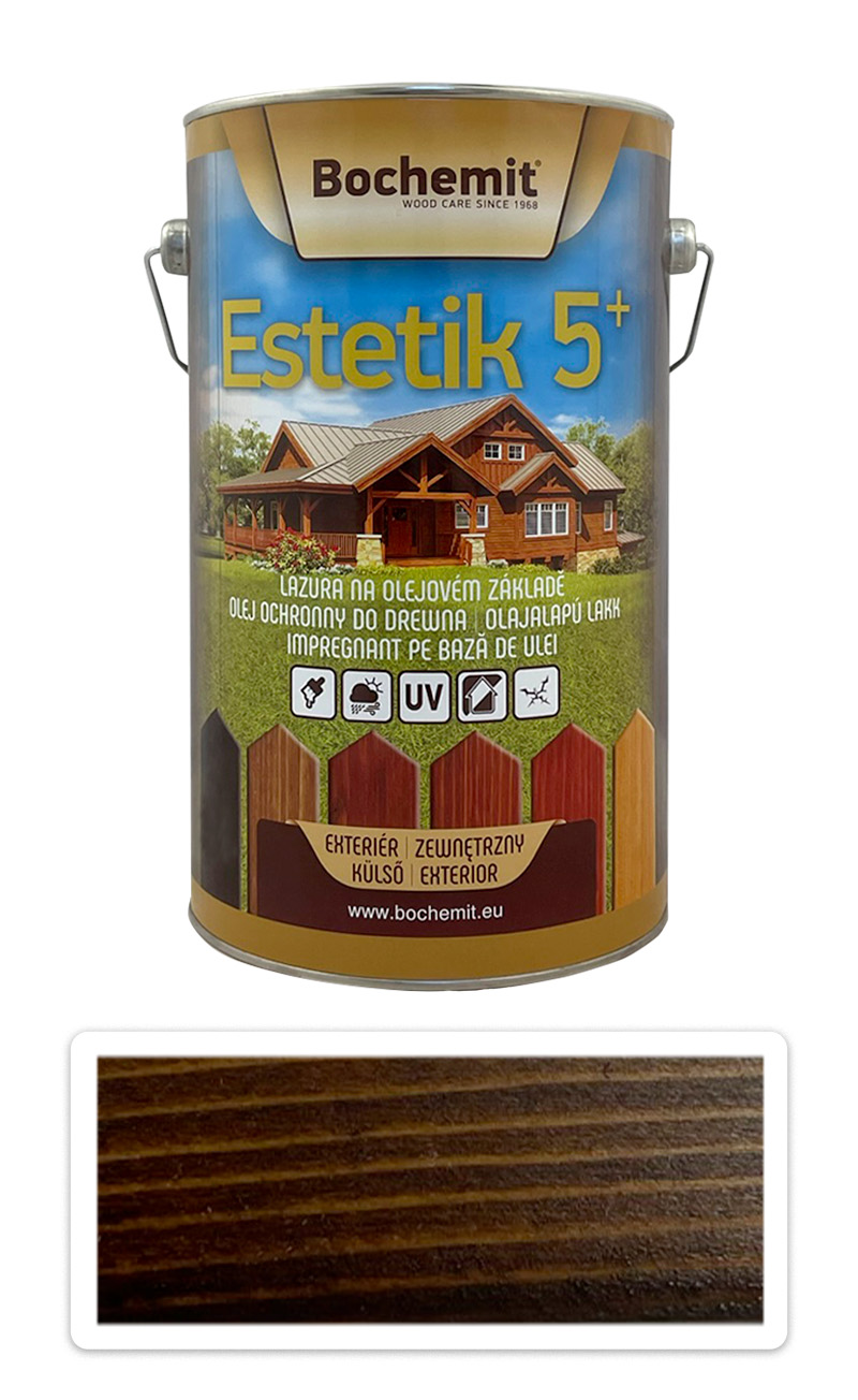 BOCHEMIT Estetik 5+ olejová lazura 5 l Palisandr