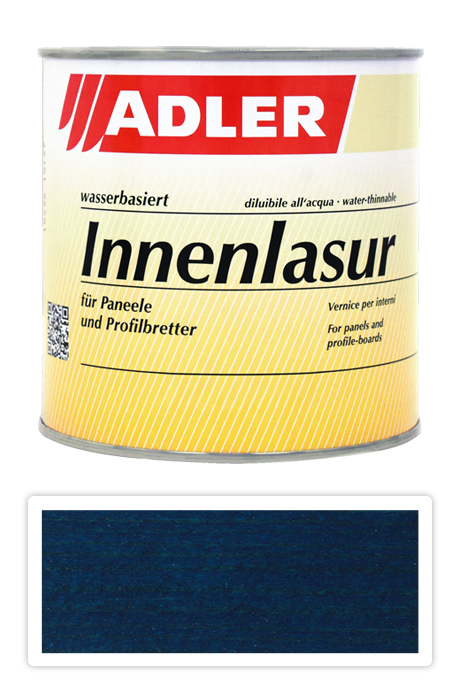 ADLER Innenlasur UV 100 - přírodní lazura na dřevo pro interiéry 0.75 l Blauer Morpho ST 07/1