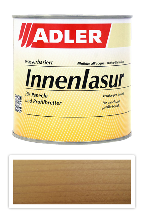 ADLER Innenlasur UV 100 - přírodní lazura na dřevo pro interiéry 0.75 l Oh La La! ST 01/3