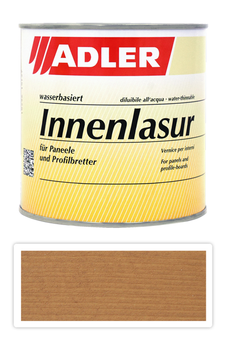 ADLER Innenlasur UV 100 - přírodní lazura na dřevo pro interiéry 0.75 l Wustenfuchs ST 06/4