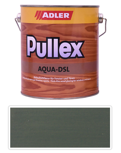 ADLER Pullex Aqua DSL - vodou ředitelná lazura na dřevo 2.5 l Boulevard LW 05/4