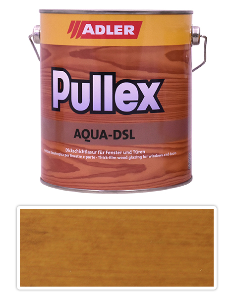 ADLER Pullex Aqua DSL - vodou ředitelná lazura na dřevo 2.5 l Dub LW 01/2