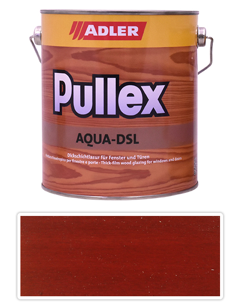 ADLER Pullex Aqua DSL - vodou ředitelná lazura na dřevo 2.5 l Herzblut LW 07/2