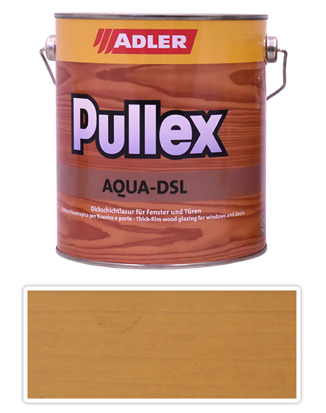 ADLER Pullex Aqua DSL - vodou ředitelná lazura na dřevo 2.5 l Whisper LW 04/1