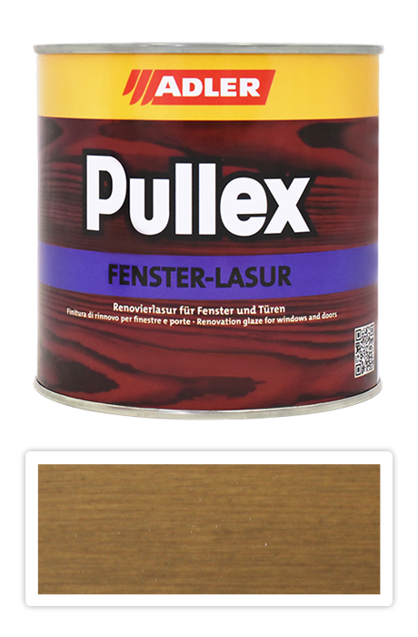 ADLER Pullex Fenster Lasur - renovační lazura na okna a dveře 0.75 l Kopfnuss LW 04/3