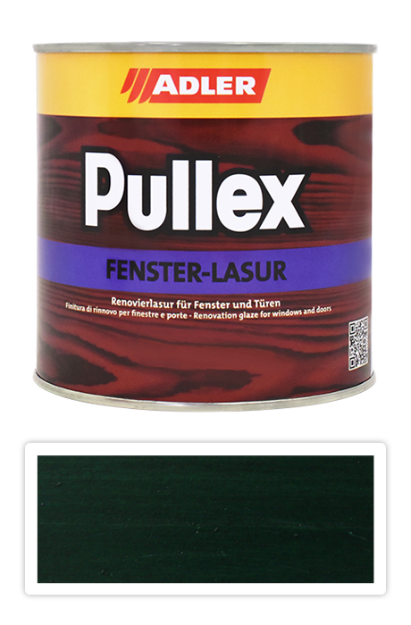 ADLER Pullex Fenster Lasur - renovační lazura na okna a dveře 0.75 l Urwald LW 07/5