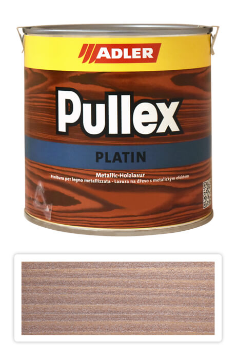 ADLER Pullex Platin - lazura na dřevo pro exteriér 0.75 l Karneolrot