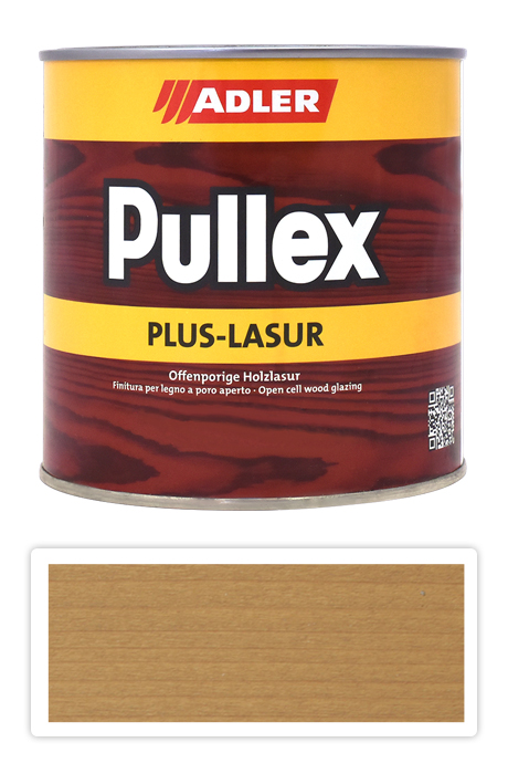 ADLER Pullex Plus Lasur - lazura na ochranu dřeva v exteriéru 0.75 l Uhura ST 04/3