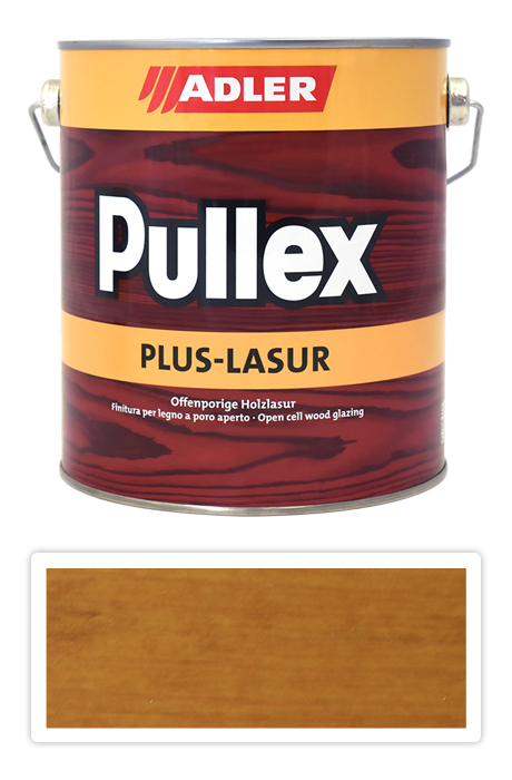 ADLER Pullex Plus Lasur - lazura na ochranu dřeva v exteriéru 2.5 l Dub LW 01/2