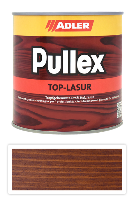 ADLER Pullex Top Lasur - tenkovrstvá lazura pro exteriéry 0.75 l Kaštan 50559