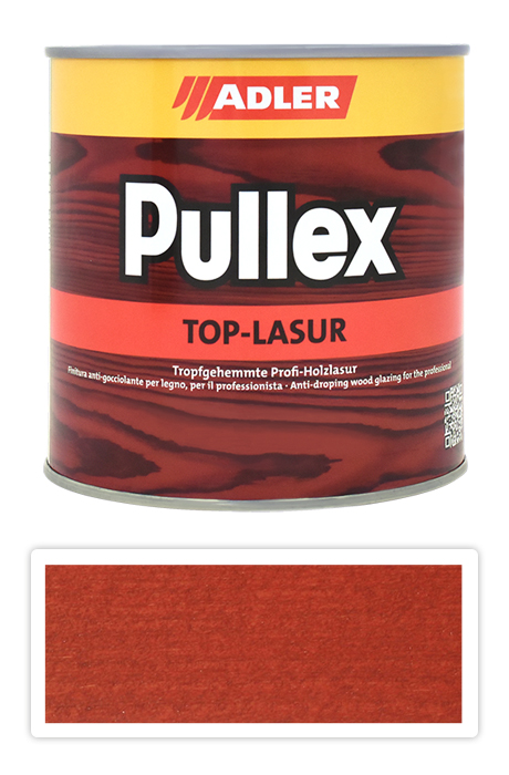 ADLER Pullex Top Lasur - tenkovrstvá lazura pro exteriéry 0.75 l Rote Grutze ST 03/2