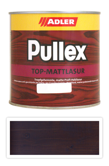 ADLER Pullex Top Mattlasur - tenkovrstvá matná lazura pro exteriéry 0.75 l Afzelia