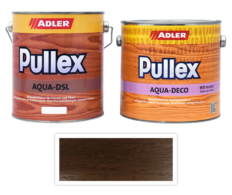 ADLER Sada - renovace dřevěných oken 2.5 l Haselnuss F015