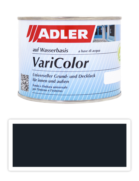 ADLER Varicolor - vodou ředitelná krycí barva univerzál 0.375 l Schwarzgrau / Černošedá RAL 7021