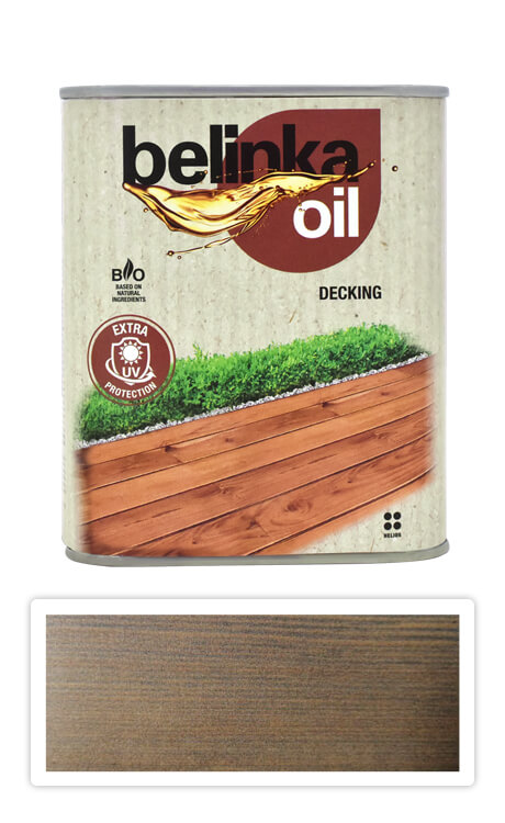 BELINKA Oil Decking - terasový olej 0.75 l Šedý 205