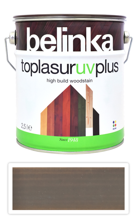 BELINKA Toplasur UV Plus - silnovrstvá lazura 2.5 l Staré dřevo 28