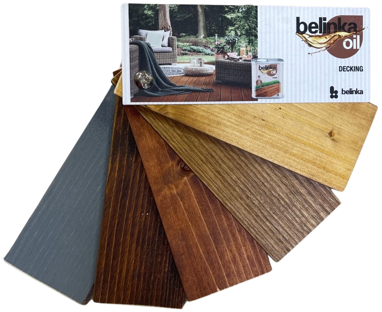 BELINKA Vzorník Oil Decking - vějíř