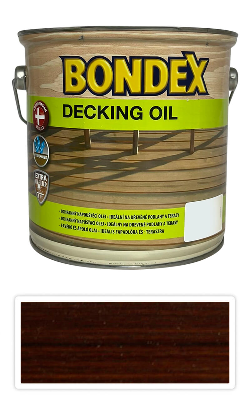 BONDEX Decking Oil - speciální napouštěcí olej 2.5 l Palisandr