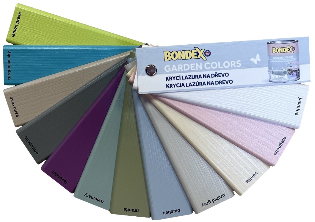 BONDEX Vzorník Garden Colors - vějíř