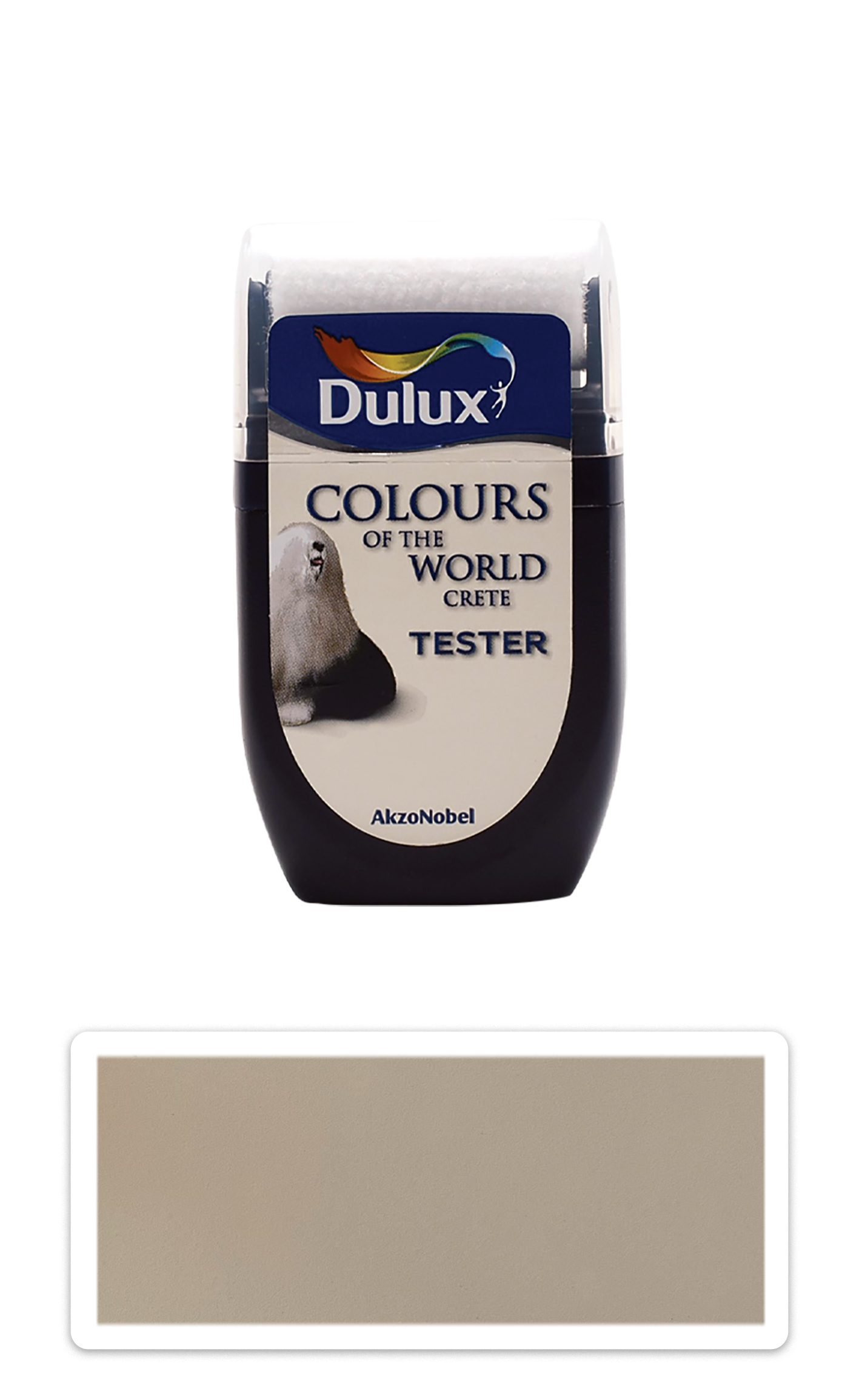 DULUX Colours of the World - matná krycí malířská barva 0.03 l Pouštní stezka vzorek