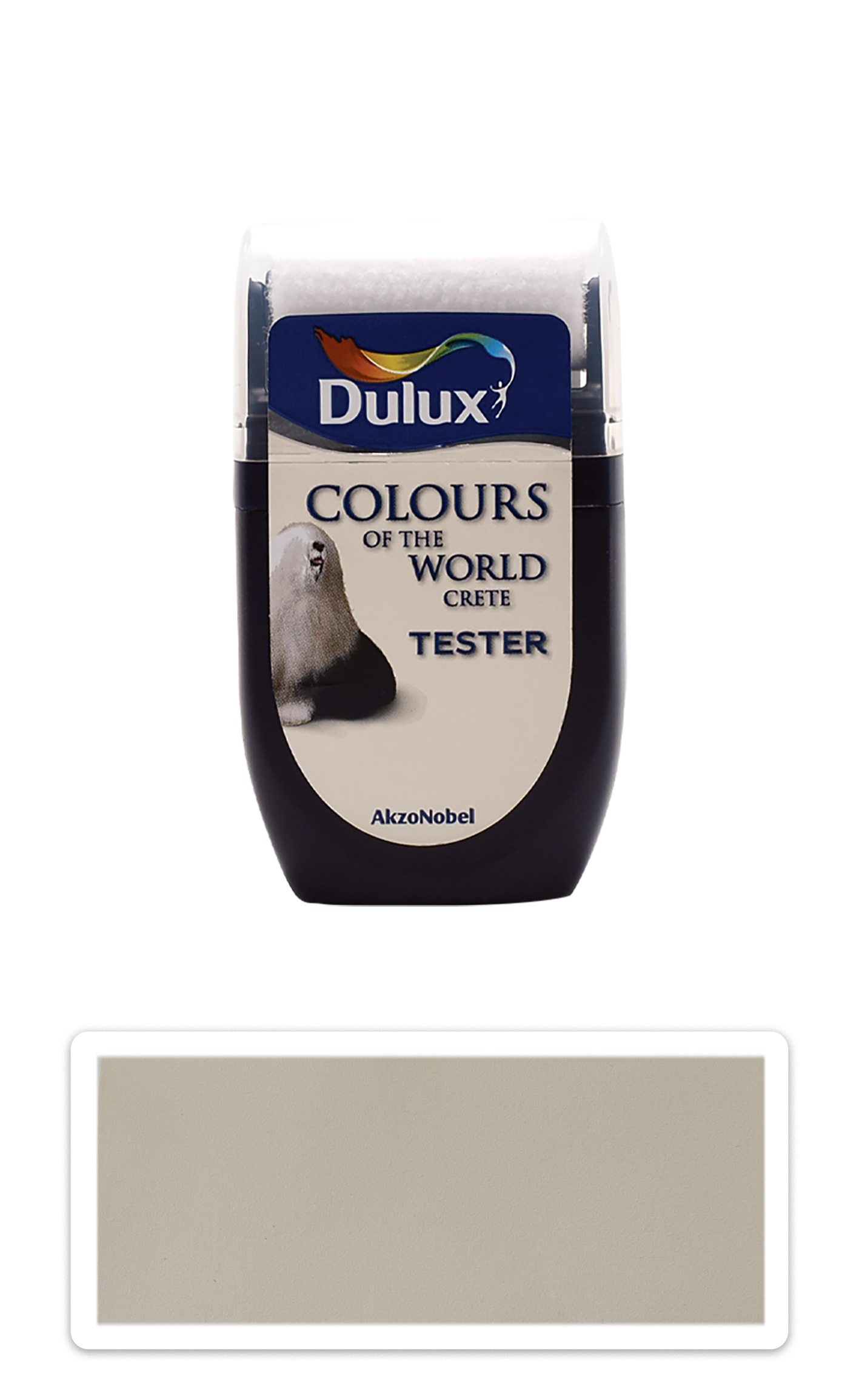 DULUX Colours of the World - matná krycí malířská barva 0.03 l Řecká chalva vzorek