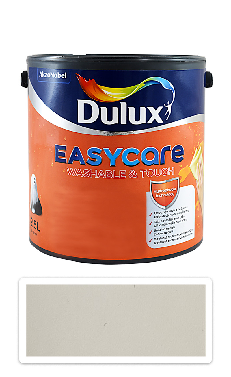 DULUX EasyCare - omyvatelná malířská barva do interiéru 2.5 l Převážně zataženo