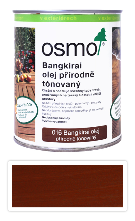 OSMO Speciální olej na terasy 0.75 l Bangkirai tmavý 016